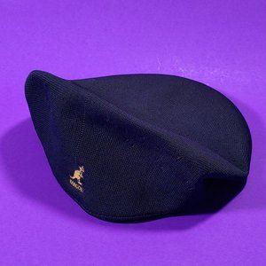 Kangol Navy Blue Flat Cap (X-Large)